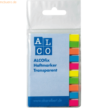 4007735068271 - 20 x Haftmarker Alcofix 50x6mm VE=10 Farben je 40 Stück 4007735068271 - 20 x Haftmarker Alcofix 50x6mm VE=10 Farben je 40 Stück