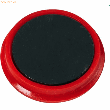 4007735682828 - Haftmagnete 6828-12 rund 24x7mm (ØxH) rot 300g Haftkraft 4007735682828 6828V12