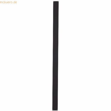 4007735691110 - 10 x Wandleiste Metall lackiert selbstklebend 5x100cm schwarz 4007735691110 - 10 x Wandleiste Metall lackiert selbstklebend 5x100cm schwarz