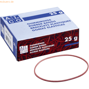 4007735073022 - Gummiring Naturkautschuk 40mm rot 25g