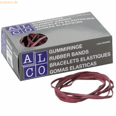 4007735075811 - Gummiband Naturkautschuk 4x80mm rot 1000g 4007735075811 - Gummiband Naturkautschuk 4x80mm rot 1000g
