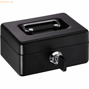 4007735850111 - Geldkassette Mini-Box Stahlblech mit Schloss 125x95x60mm schwarz