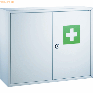 4007735008604 - Erste-Hilfe-Verbandschrank Stahl lackiert 450x150x360mm weiß 4007735008604 - Erste-Hilfe-Verbandschrank Stahl lackiert 450x150x360mm weiß