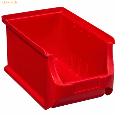 4005187562095 - Sichtlagerkasten LxBxH 235 x 150 x 125 mm VE 24 Stk rot