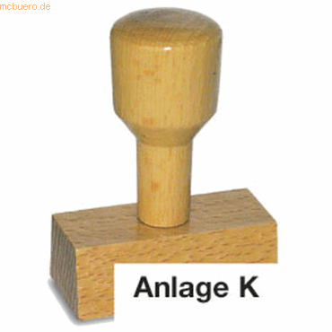 4011272701072 - Textstempel LST808 mit Text Anlage K Holz braun 4011272701072 - Textstempel LST808 mit Text Anlage K Holz braun