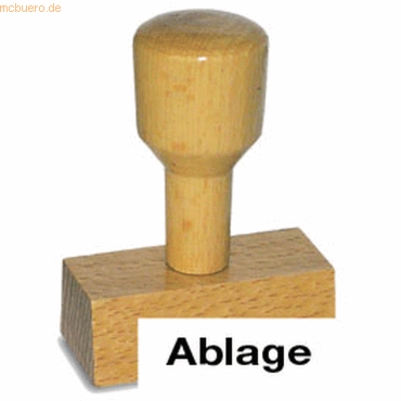 4011272701218 - Textstempel LST822 mit Text Ablage Holz braun 4011272701218 - Textstempel LST822 mit Text Ablage Holz braun