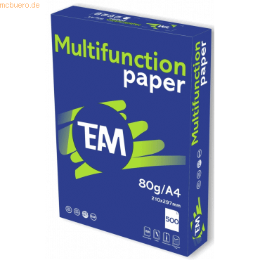 3597320035395 - 5 x Kopierpapier multifunction weiß 80g qm A4 VE=500 Blatt
