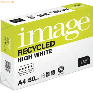 3597320337574 - 500 Blatt Recycling Kopierpapier Image Recycled High White DIN A4 80 g m²