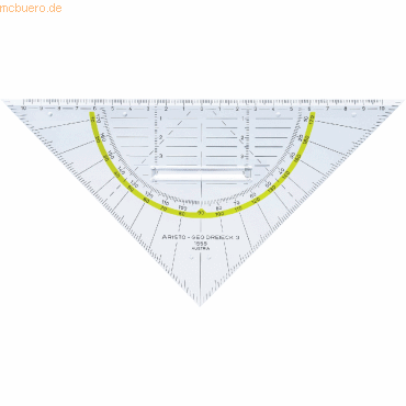 10 x Aristo Geo-Dreieck mit Griff 22,5cm