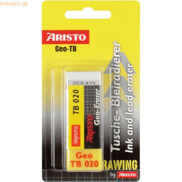9003182873210 - 10 x Radierer Geo TB Kombiradierer 63x22x11mm Blister 9003182873210 - 10 x Radierer Geo TB Kombiradierer 63x22x11mm Blister