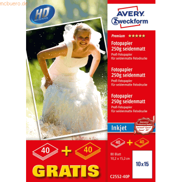 4004182410493 - Photopapier Premium 10x15cm Inkjet 250g qm seidenmatt 4004182410493 - Photopapier Premium 10x15cm Inkjet 250g qm seidenmatt