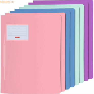 4061947117738 - Schnellhefter FACT!pp 102015098 A4 2x pastellpink 2x pastellviolett 2 x pastellmint und 2x pastellblau Polypropylen (PP) Vor 8 Stück 4061947117738 - Schnellhefter FACT!pp 102015098 A4 2x pastellpink 2x pastellviolett 2 x pastellmint und 2x pastellblau Polypropylen (PP) Vor 8 Stück