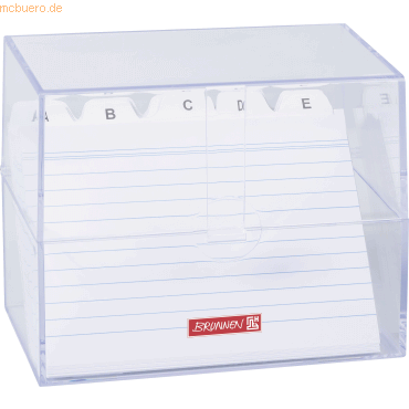 4061947000689 - 3 x Karteibox A6 gefüllt transparent 4061947000689 - 3 x Karteibox A6 gefüllt transparent