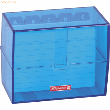 4061947000887 - 3 x Karteibox A7 gefüllt azur