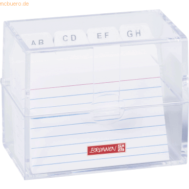 4061947000962 - 3 x Karteibox A8 gefüllt transparent 4061947000962 - 3 x Karteibox A8 gefüllt transparent