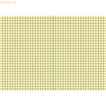 4003273013643 - Karteikarten 102250210 A5 kariert 180g gelb 4003273013643 Brun