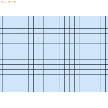 4003273076990 - 5 x Karteikarten A7 kariert blau VE=100 Stück