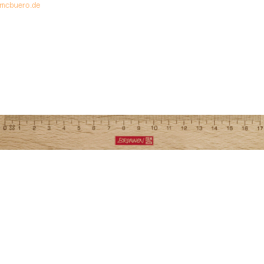 4003273112292 - 24 x Lineal 17cm Holz braun