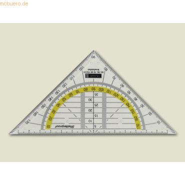 10 x Brunnen Geometrie-Dreieck 16cm glasklar