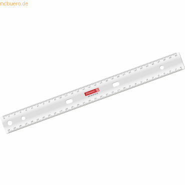 4003273627895 - 10 x Lineal zum Abheften 30cm glasklar