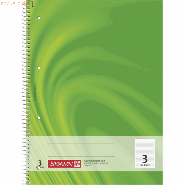 4003273575349 - 5 x Kollegblock Young Vivendi A4 Lineatur 3 90g qm 40 Blatt