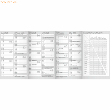 4061947125757 - 10 x Taschenkalender 2026 2 Monate Seite 87x153 cm 4061947125757 - 10 x Taschenkalender 2026 2 Monate Seite 87x153 cm
