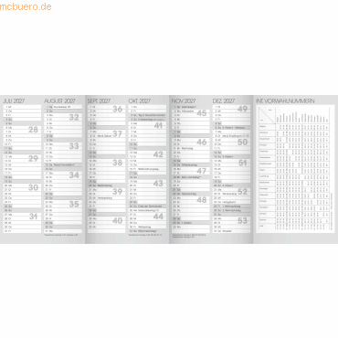 4061947141733 - 10 x Taschenkalender 87x153 cm 2 Monate Seite 2026 4061947141733 - 10 x Taschenkalender 87x153 cm 2 Monate Seite 2026