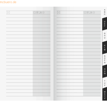 4003273055223 - 10 x Anschriftenheft 78x153cm mit bedruckten Taben