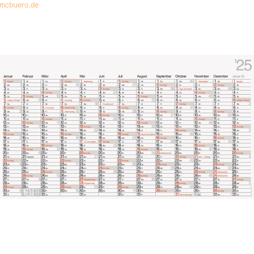4061947131468 - 5 x Plakatkalender 139x79cm 2025 4061947131468 - 5 x Plakatkalender 139x79cm 2025