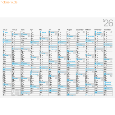 4061947145908 - 5 x Plakatkalender 701 98x68cm 2026