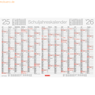 4061947138825 - 5 x Schuljahreskalender abwischbar 2025 2026 4061947138825 - 5 x Schuljahreskalender abwischbar 2025 2026