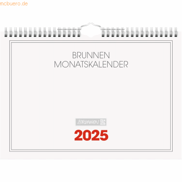 4061947125931 - 5 x Monatskalender Modell 701 A4 quer 2025
