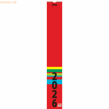 4061947142013 - 3 x Streifenkalender Modell 702 13x91cm 1 Monat Seite 2026 4061947142013 - 3 x Streifenkalender Modell 702 13x91cm 1 Monat Seite 2026