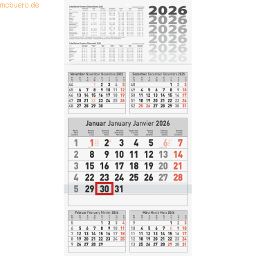 4061947142259 - 3 x Fünfmonatskalender Modell 702 30x585cm 5 Monate Seite 202 4061947142259 - 3 x Fünfmonatskalender Modell 702 30x585cm 5 Monate Seite 202