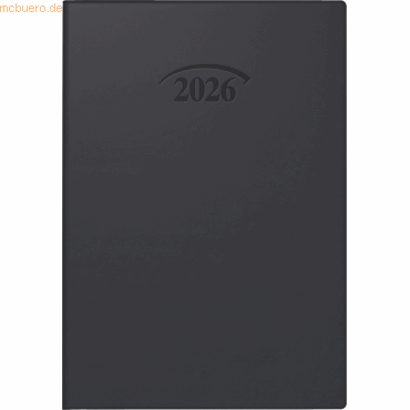 4061947142440 - 5 x Taschenkalender 712 72x102cm Kunststoff schwarz 2026