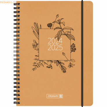 3 x Brunnen Schülerkalender 2024/2025 A5 1 Woche/2 Seiten Ecoflower