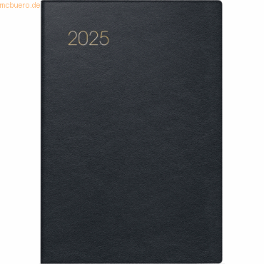 4061947126747 - Taschenkalender 723 76x112cm 1 Woche 2 Seiten Leder schwarz