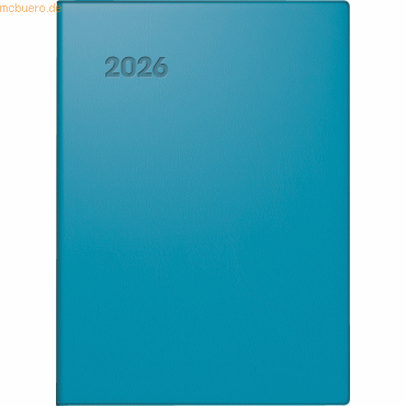 4061947142754 - Taschenkalender 731 10x14cm 1 Woche 2 Seiten Kunststoff petrol