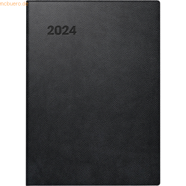 4061947105285 - Taschenkalender 731 10x14cm 1 Woche 2 Seiten Kunststoff schwar