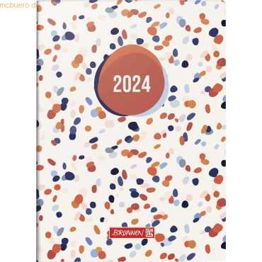 4061947105360 - Wochenkalender Taschenkalender 2024 Sprinkle Modell 731 Grafik-Einband