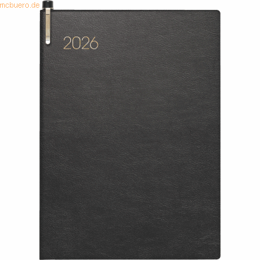 4061947142853 - Taschenkalender 10x14cm 1 Woche 2 Seiten Kunststoff schwarz 20 4061947142853 - Taschenkalender 10x14cm 1 Woche 2 Seiten Kunststoff schwarz 20