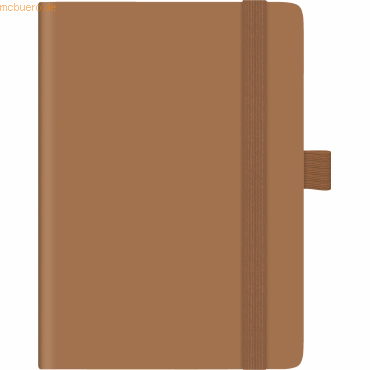 4061947146431 - Taschenkalender Kompagon 10x14cm PU-Einband braun Kalendarium