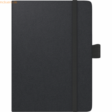 4061947146448 - Taschenkalender Kompagon 10x14cm PU-Einband schwarz Kalendariu