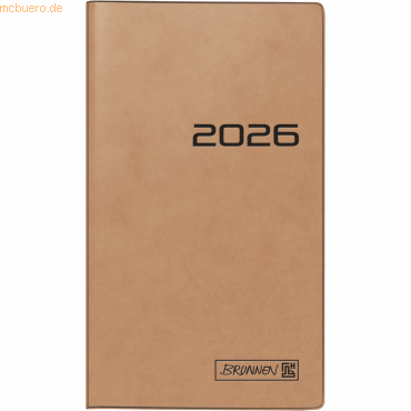 4061947143577 - Taschenkalender 758 87x153cm 1 Woche Seite Karton braun 2026 4061947143577 - Taschenkalender 758 87x153cm 1 Woche Seite Karton braun 2026