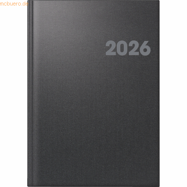 4061947143782 - Buchkalender 763 21x29cm 1 Woche 2 Seiten schwarz 2026 4061947143782 - Buchkalender 763 21x29cm 1 Woche 2 Seiten schwarz 2026
