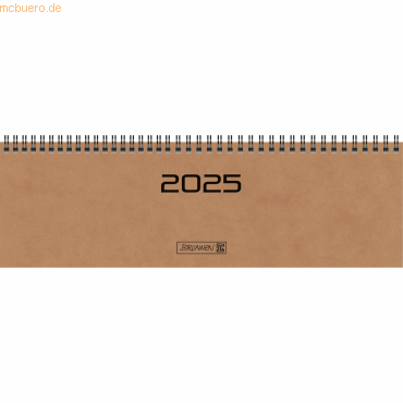 4061947128468 - Querkalender 777 326x102cm 1 Woche 2 Seiten Karton braun 202