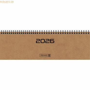4061947144185 - Querkalender 777 326x102cm 1 Woche 2 Seiten Karton braun 202