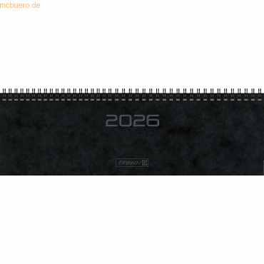 4061947144192 - Querkalender 777 326x102cm 1 Woche 2 Seiten Karton schwarz 2