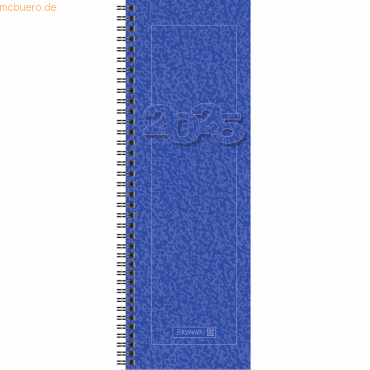 4061947128604 - Vormerkkalender 783 10x297cm 1 Woche 2 Seiten Karton blau 202