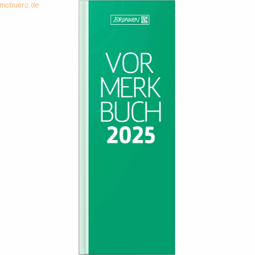 4061947128659 - Vormerkbuch 785 11x297cm 1 Tag Seite Deckenband grün 2025
